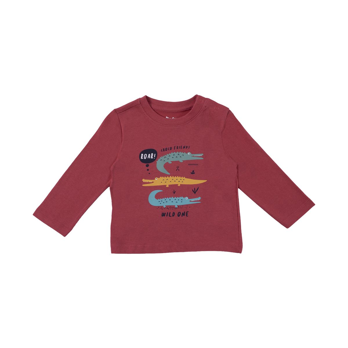 REDWOOD - Polo Estampado Manga Larga Bebe Niño Redwood