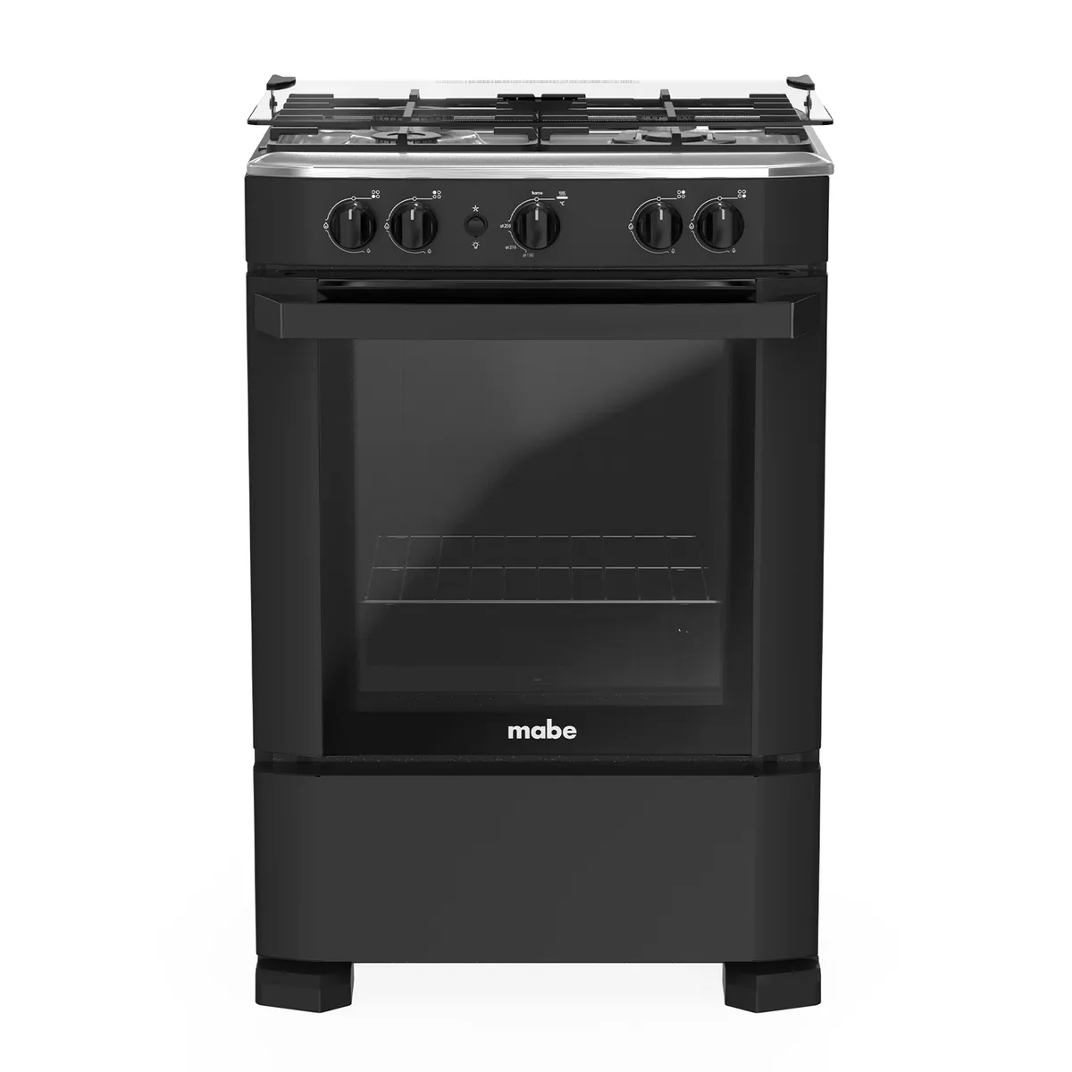 MABE - Cocina a Gas 60cm 4 quemadores Negro Mabe CMP6040FN0
