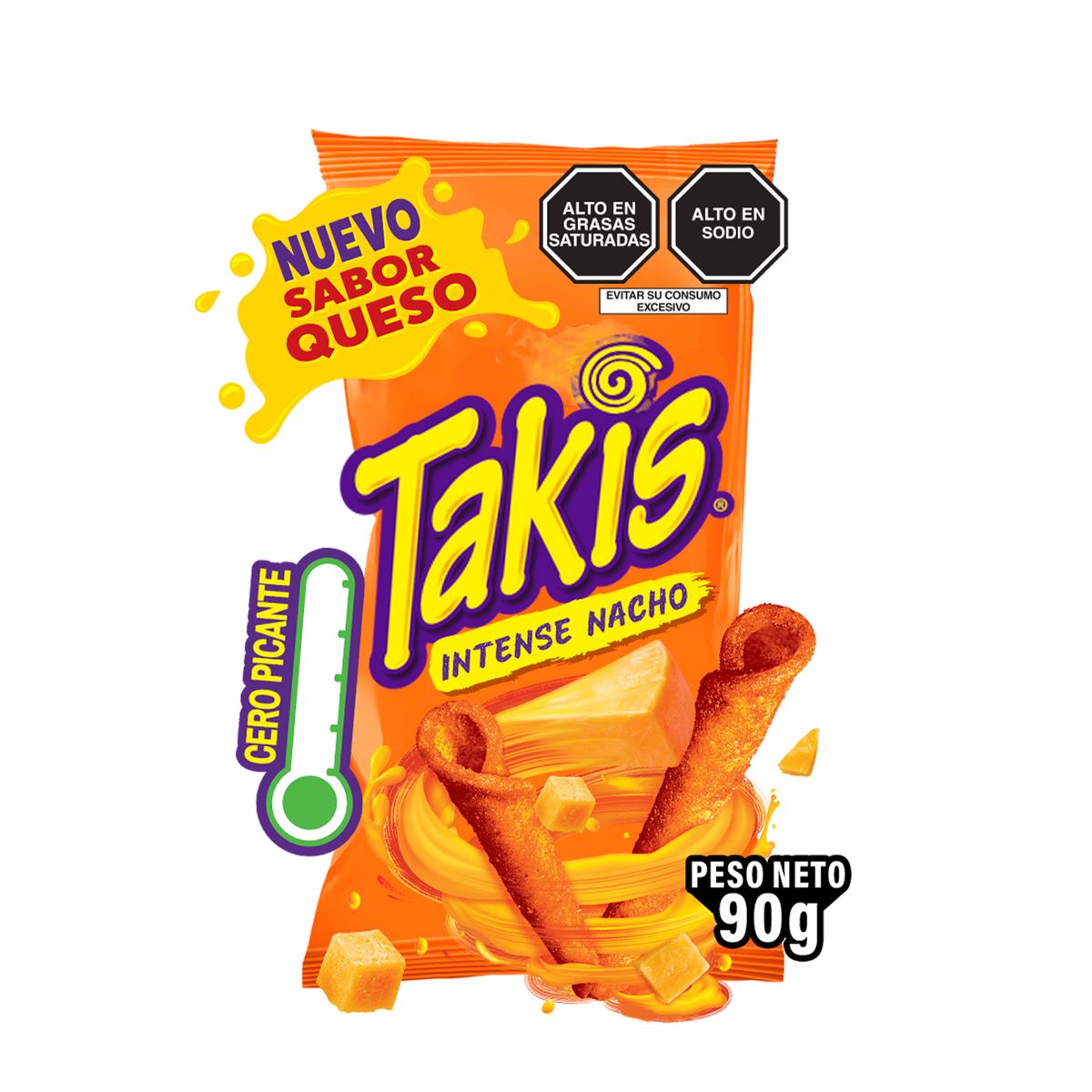 TAKIS - Takis Intense Nacho Bolsa 90 g