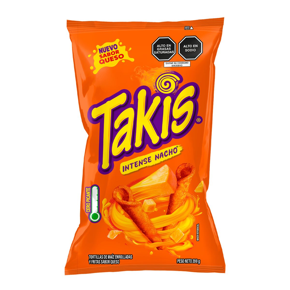 TAKIS - Takis Intense Nacho Bolsa 200 g