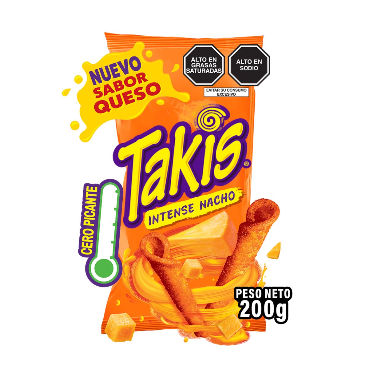 TAKIS - Takis Intense Nacho Bolsa 200 g