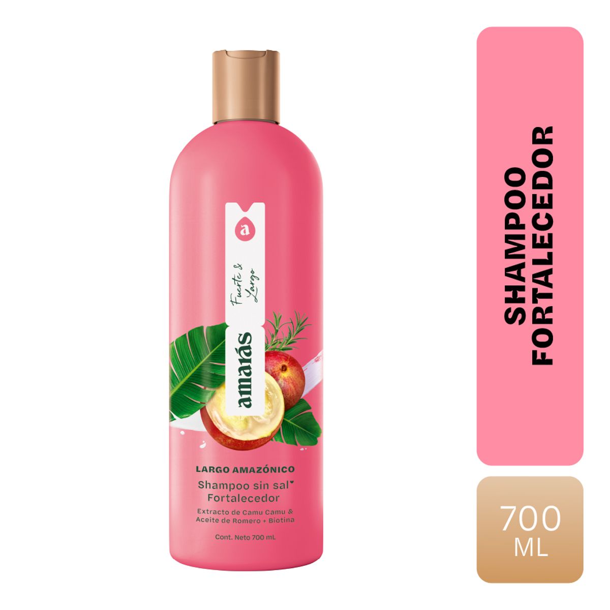 AMARAS - Shampoo Amarás Largo Amazónico Envase 700 mL