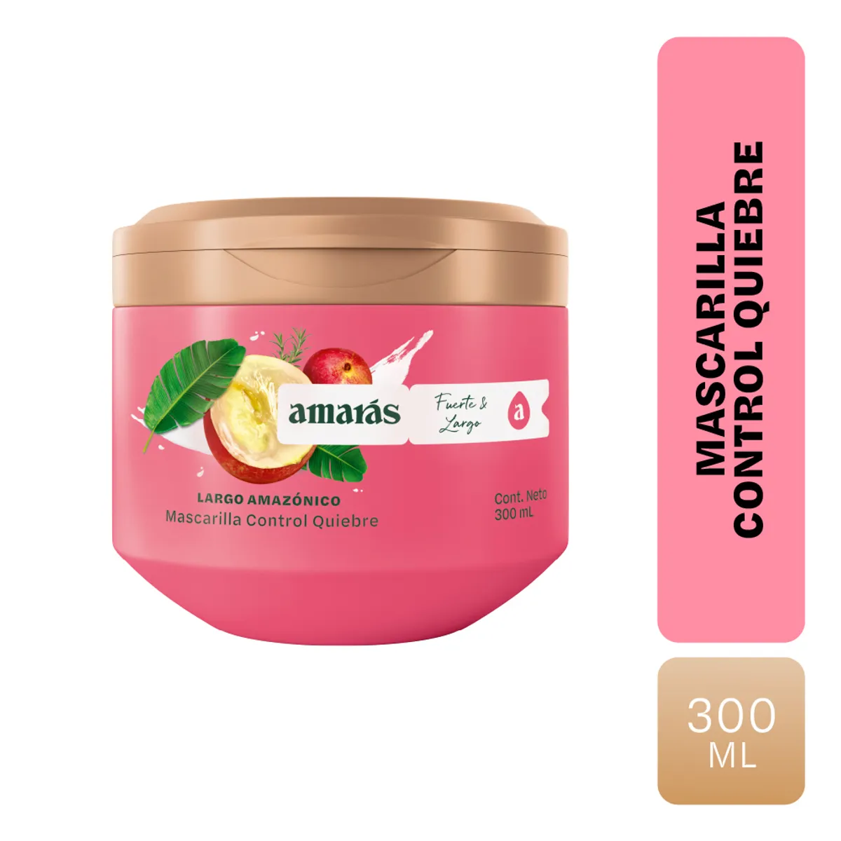 AMARAS - Mascarilla Amarás Largo Amazónico Pote 300 mL