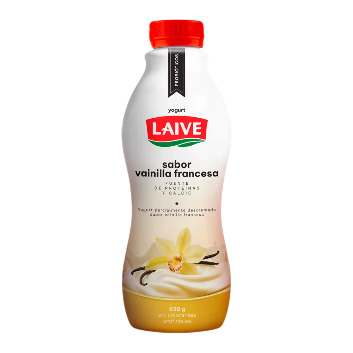 LAIVE - Yogurt Laive Probiótico Sabor Vainilla Botella 930 g