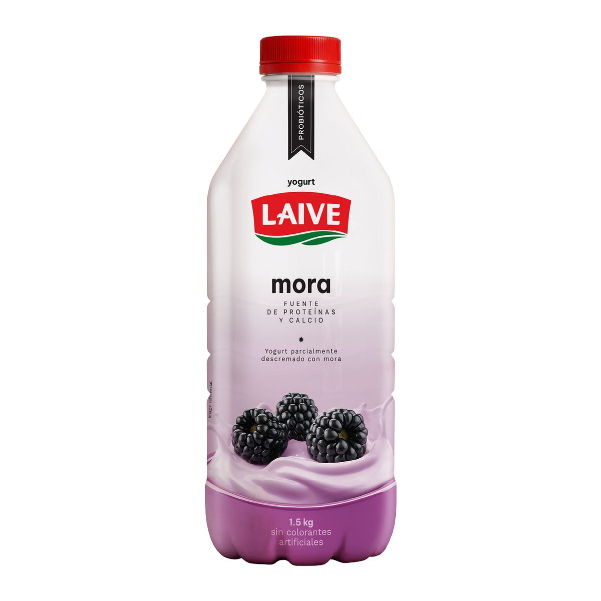LAIVE - Yogurt Laive Mora Botella 1.5 Kg