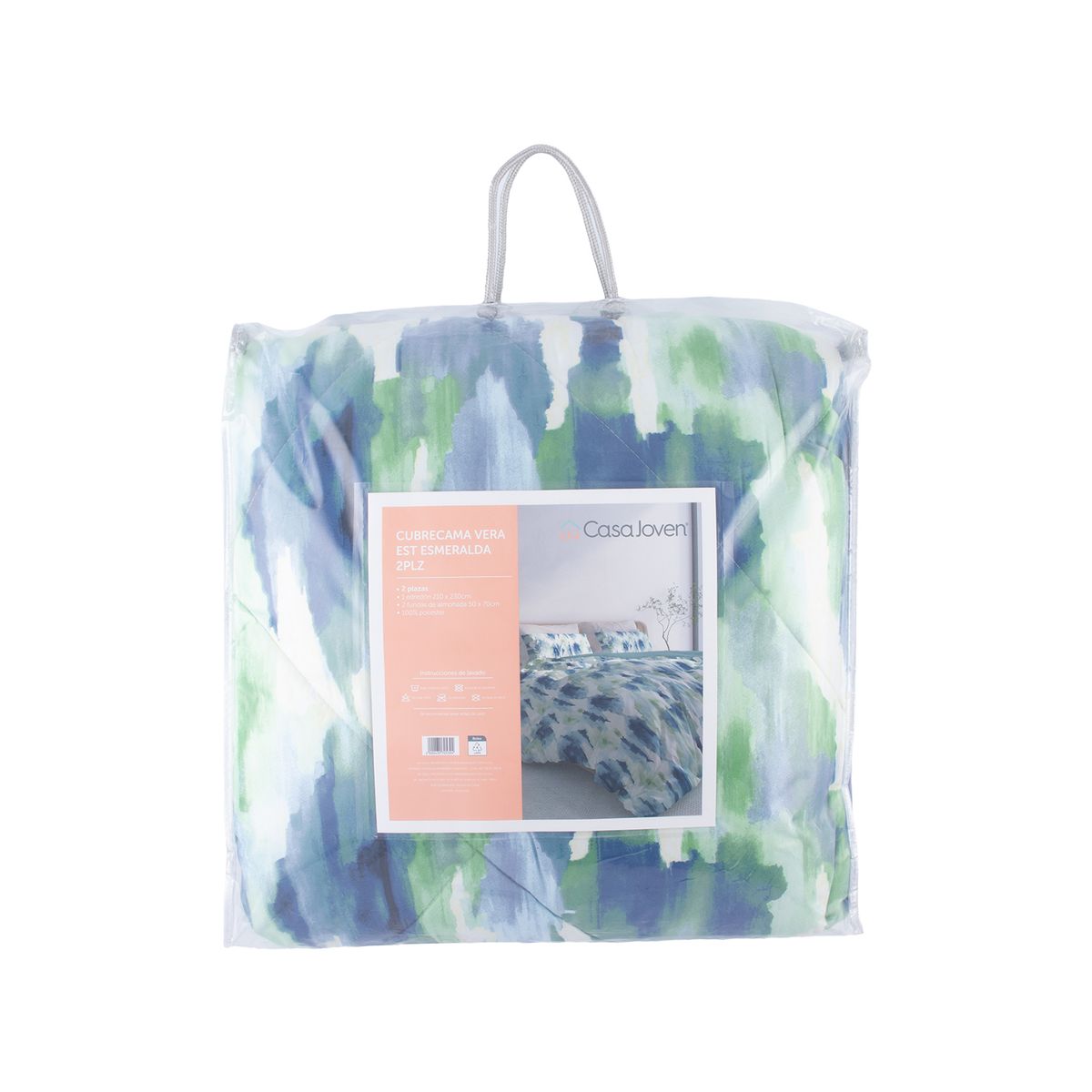 CASA JOVEN - CUBRECAMA VERA EST ESMERALDA 2PLZ