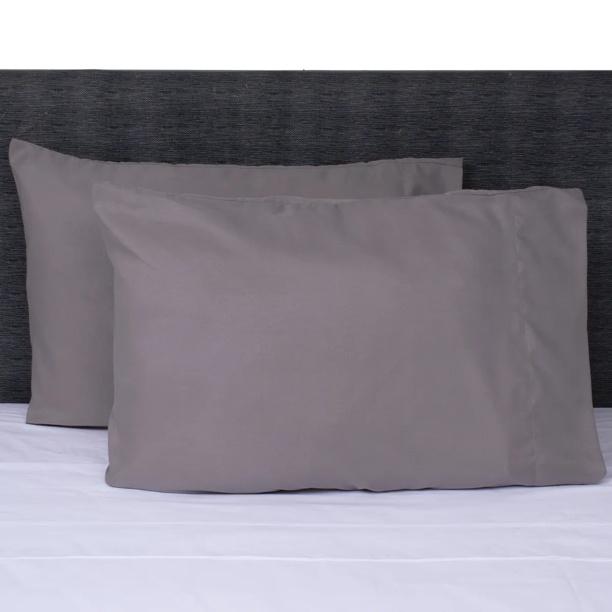 CASA JOVEN - PACKX2 FUNDAS DE ALMOHADASOLIDA LT CHOCO