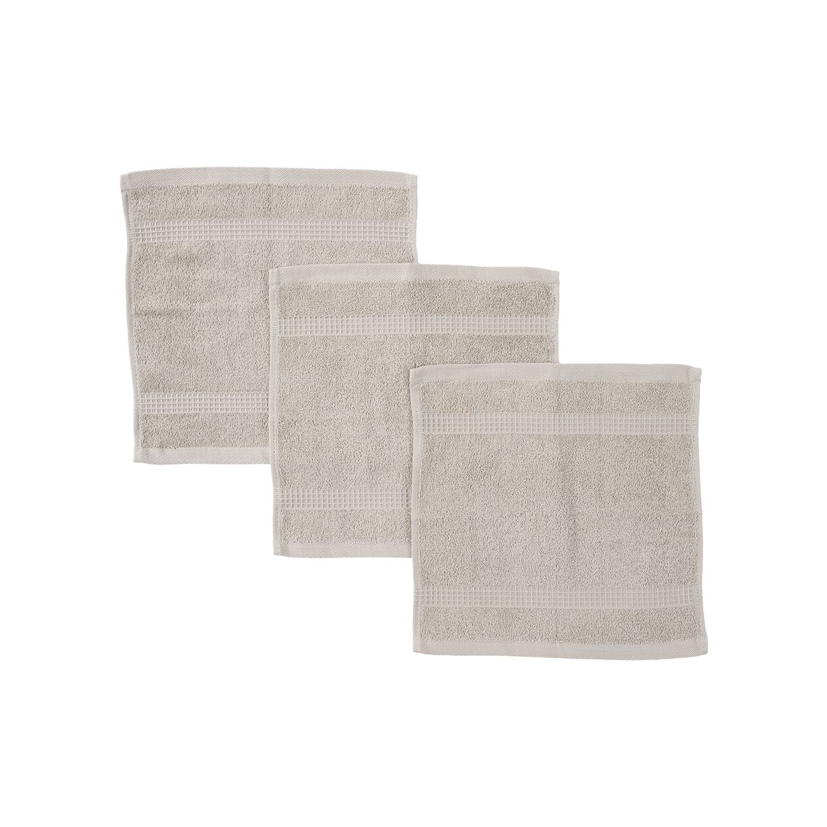 CASA JOVEN - PACK X 3 TOALLA MANO TAUPE