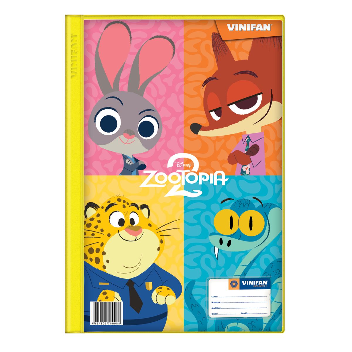 VINIFAN - Folder Vinifan Tipo F A4 Zootopia