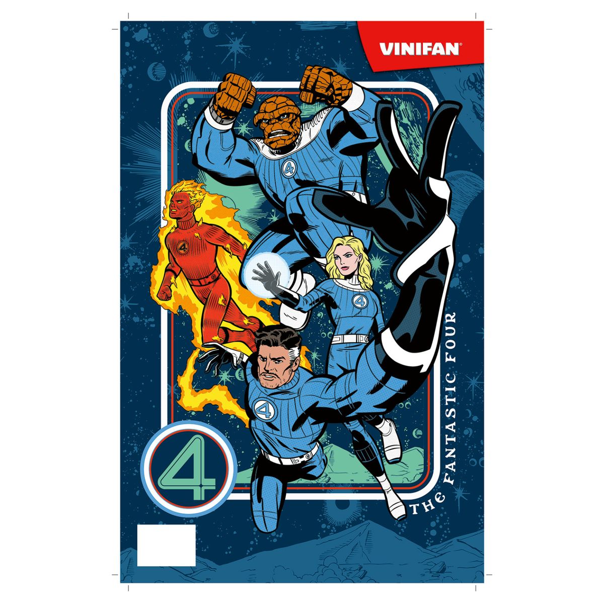 VINIFAN - Folder Vinifan Tipo F Oficio Fantastic Four
