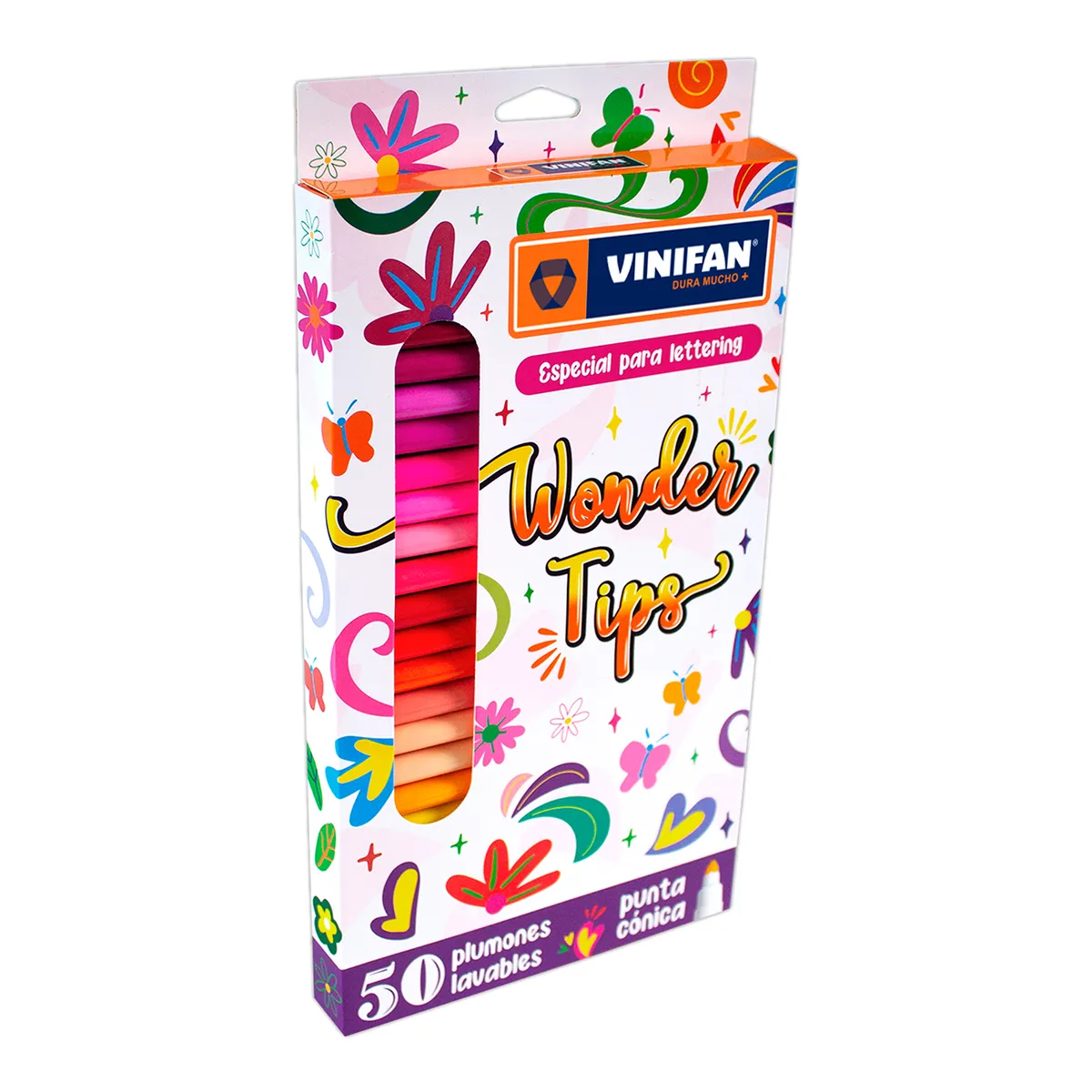 VINIFAN - Plumones Vinifan Wonder Tips Estuche x 100 Unidades