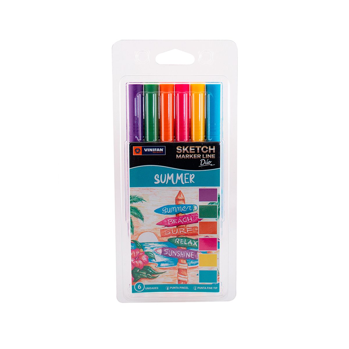 VINIFAN - Marcadores Vinifan Sketch Marker Line Summer 6 Und