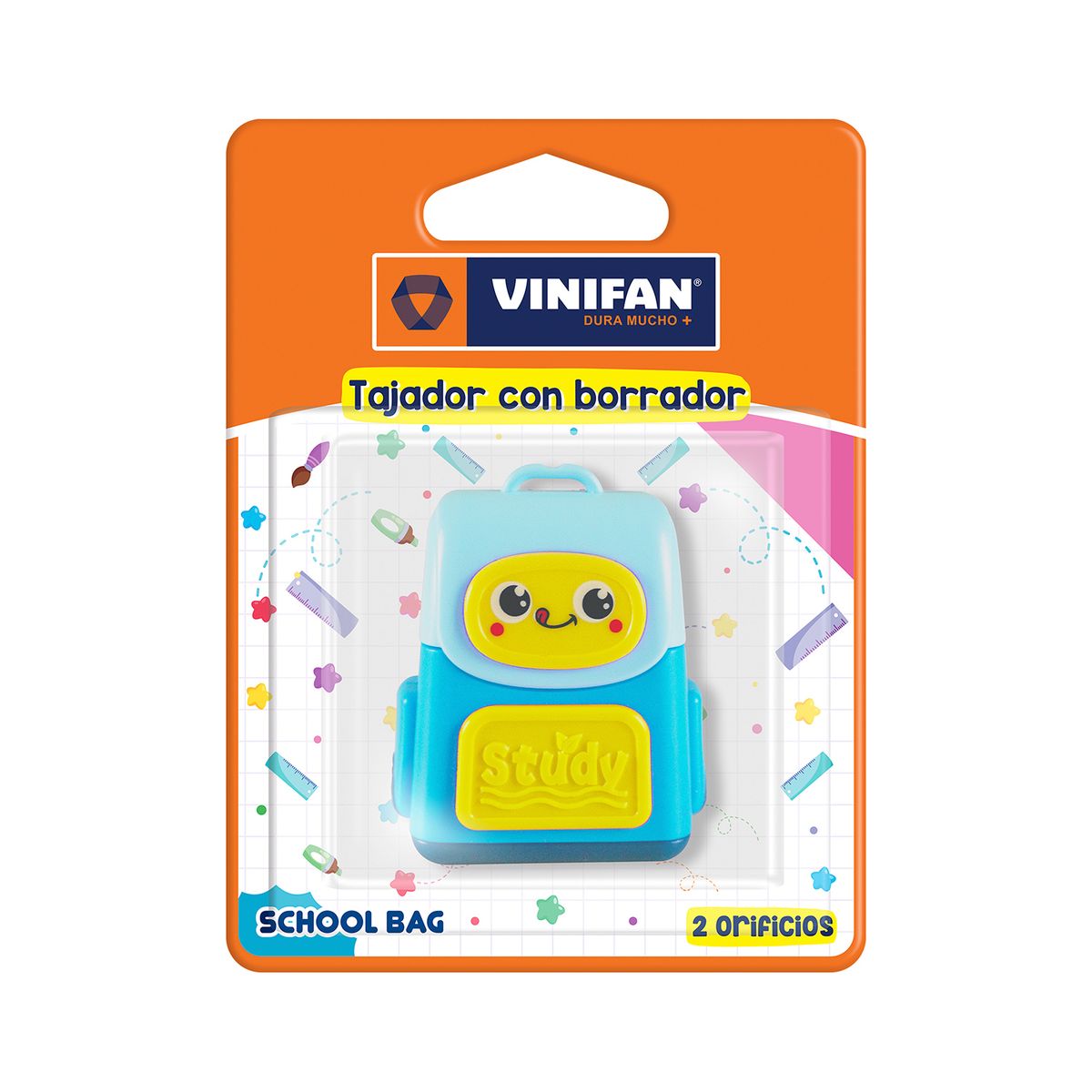VINIFAN - Tajador Vinifan School Bag con Borrador Blíster