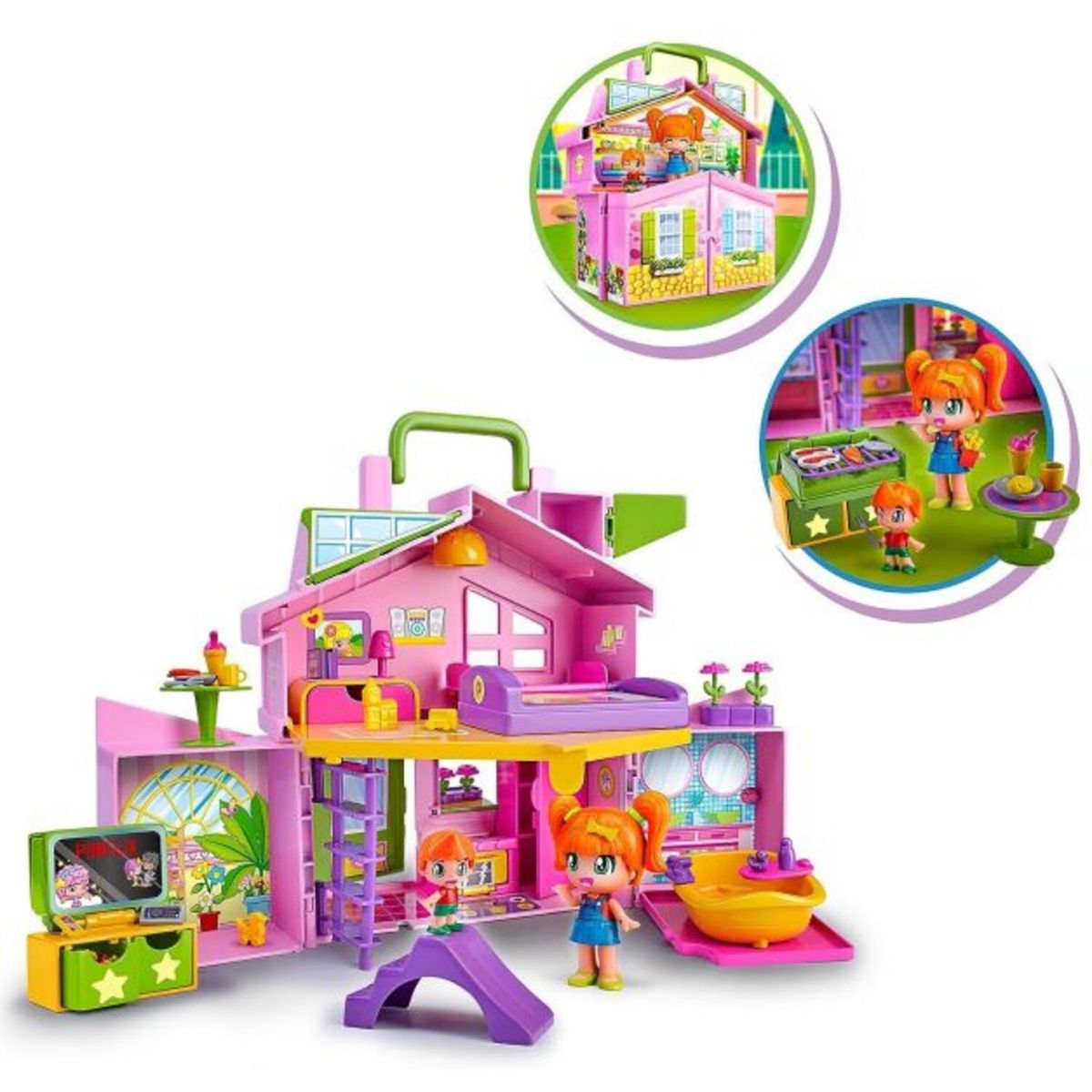 PINYPON - Pinypon Casa Portátil Amoblada y Accesorios