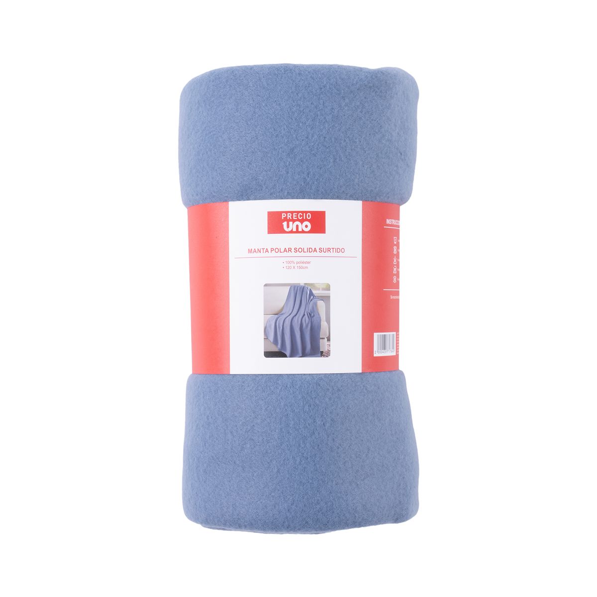 PRECIO UNO - Manta Polar Sólida Surtido