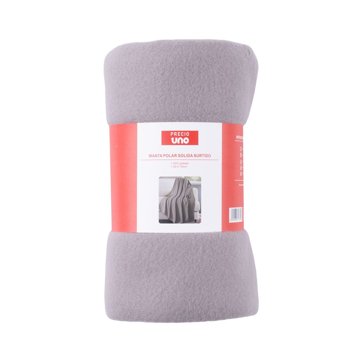 PRECIO UNO - Manta Polar Sólida Surtido