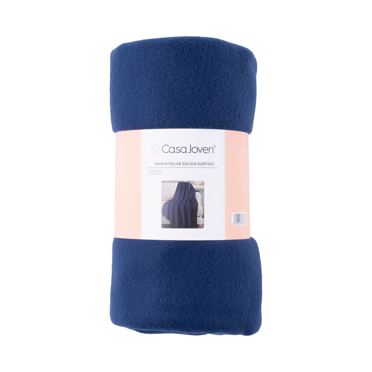 CASA JOVEN - Manta Polar Sólida Colores Surtidos 120 x 150 cm
