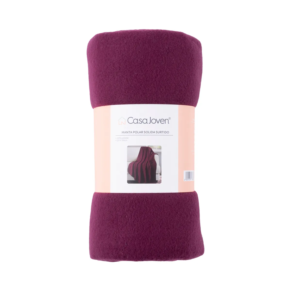 CASA JOVEN - Manta Polar Sólida Colores Surtidos 120 x 150 cm
