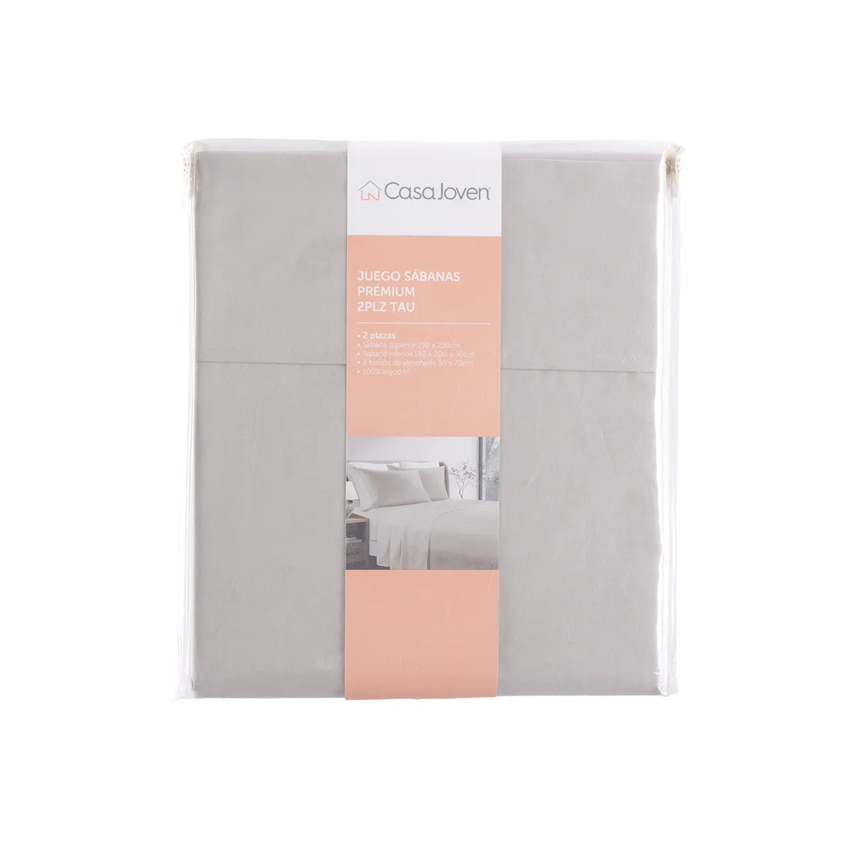 CASA JOVEN - Juego Sábanas Premium 2Plz Tau