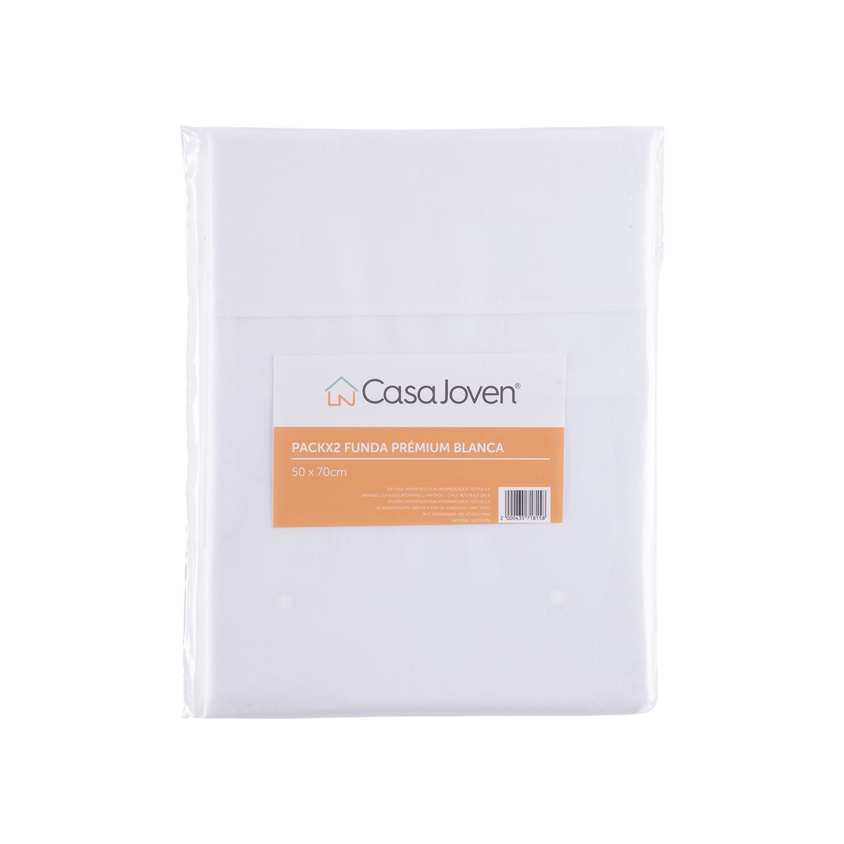 CASA JOVEN - PACKX2 FUNDA PREMIUM BLANCA