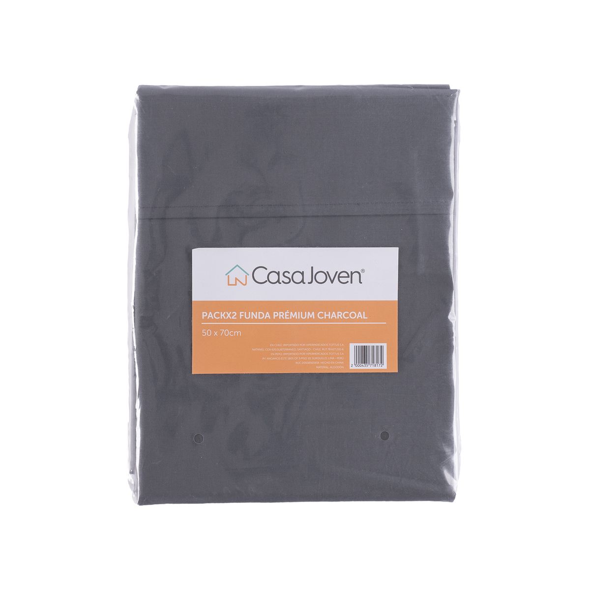 CASA JOVEN - PACKX2 FUNDA PREMIUM CHARCOAL