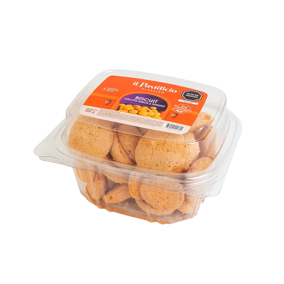 iL PASTIFICIO CLASSICO - Galletas Biscuit iL Pastificio Classico Sabor Naranja 100 G
