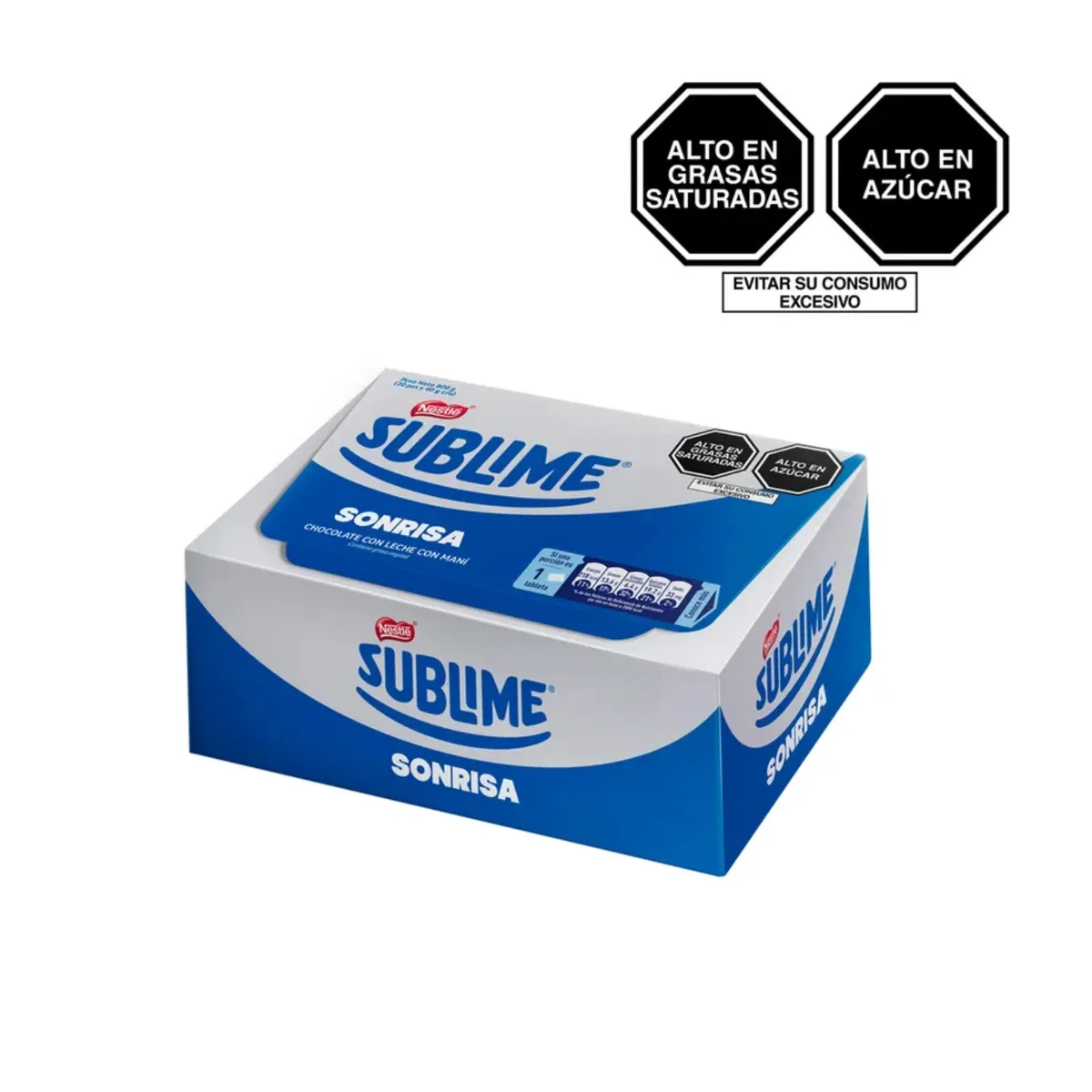 SUBLIME - Chocolate Sublime Sonrisa Caja 20 Und