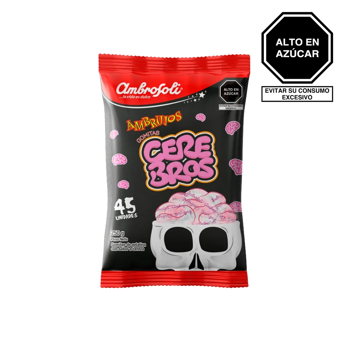 AMBROSOLI - Gomitas Ambrosoli Ambrujos Cerebro Bolsa 250 g
