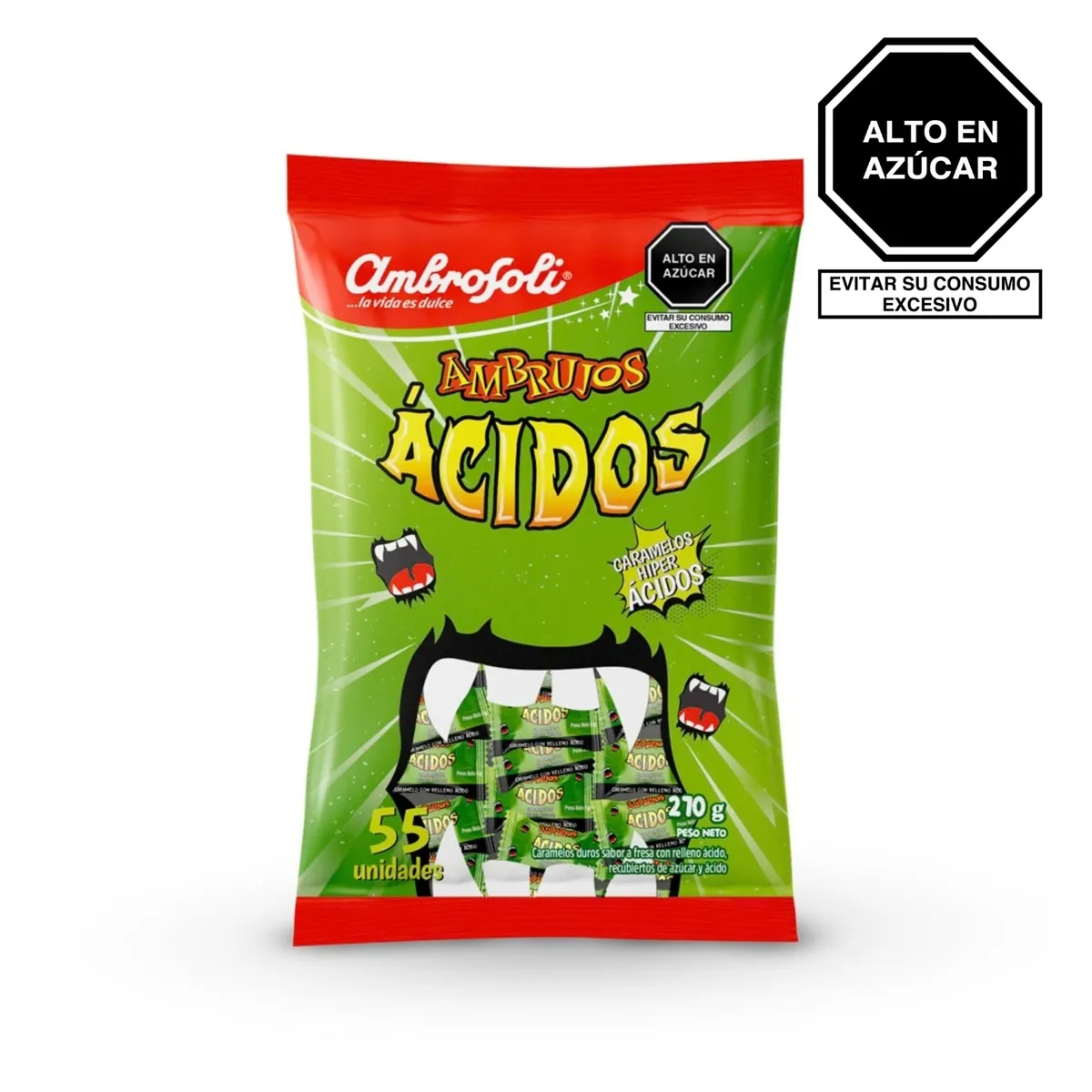 AMBROSOLI - Caramelos Ambrosoli Ambrujos Ácidos Bolsa 270 g