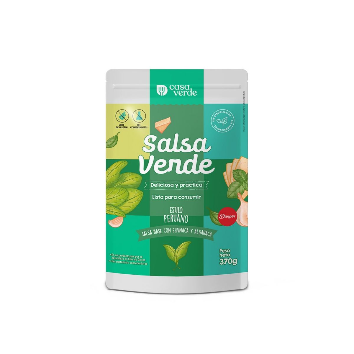 CASA VERDE - Salsa Verde Casa Verde Doypack 370 g
