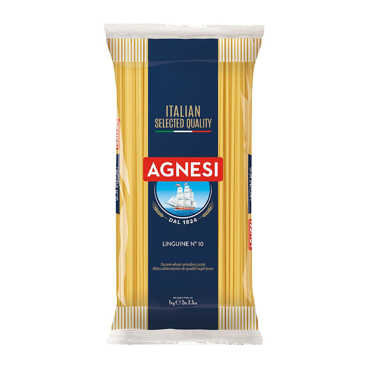 AGNESI - Pasta Agnesi Linguine N10 Empaque 1 Kg