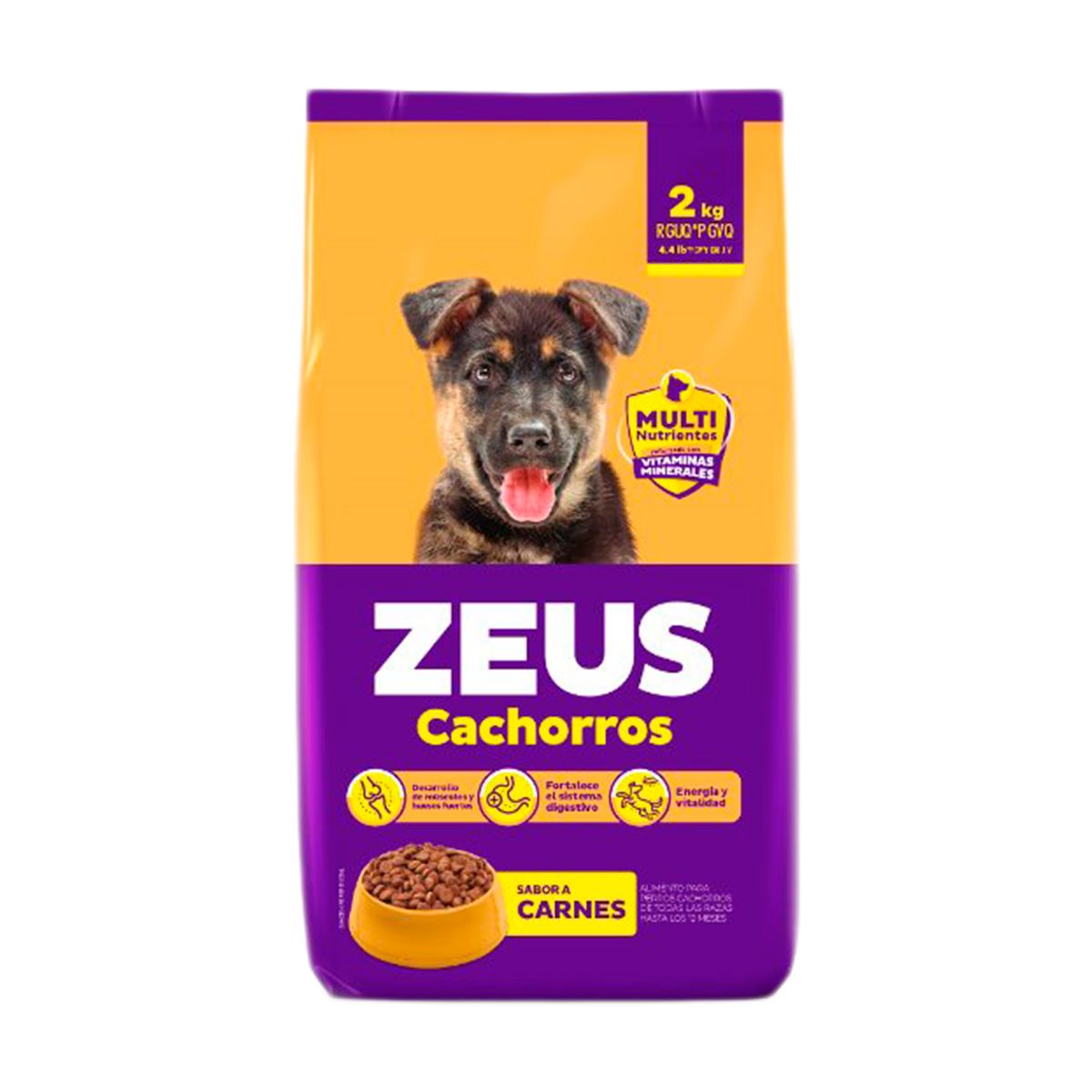 ZEUS - Alimento Seco Cachorros Zeus Bolsa 2 Kg