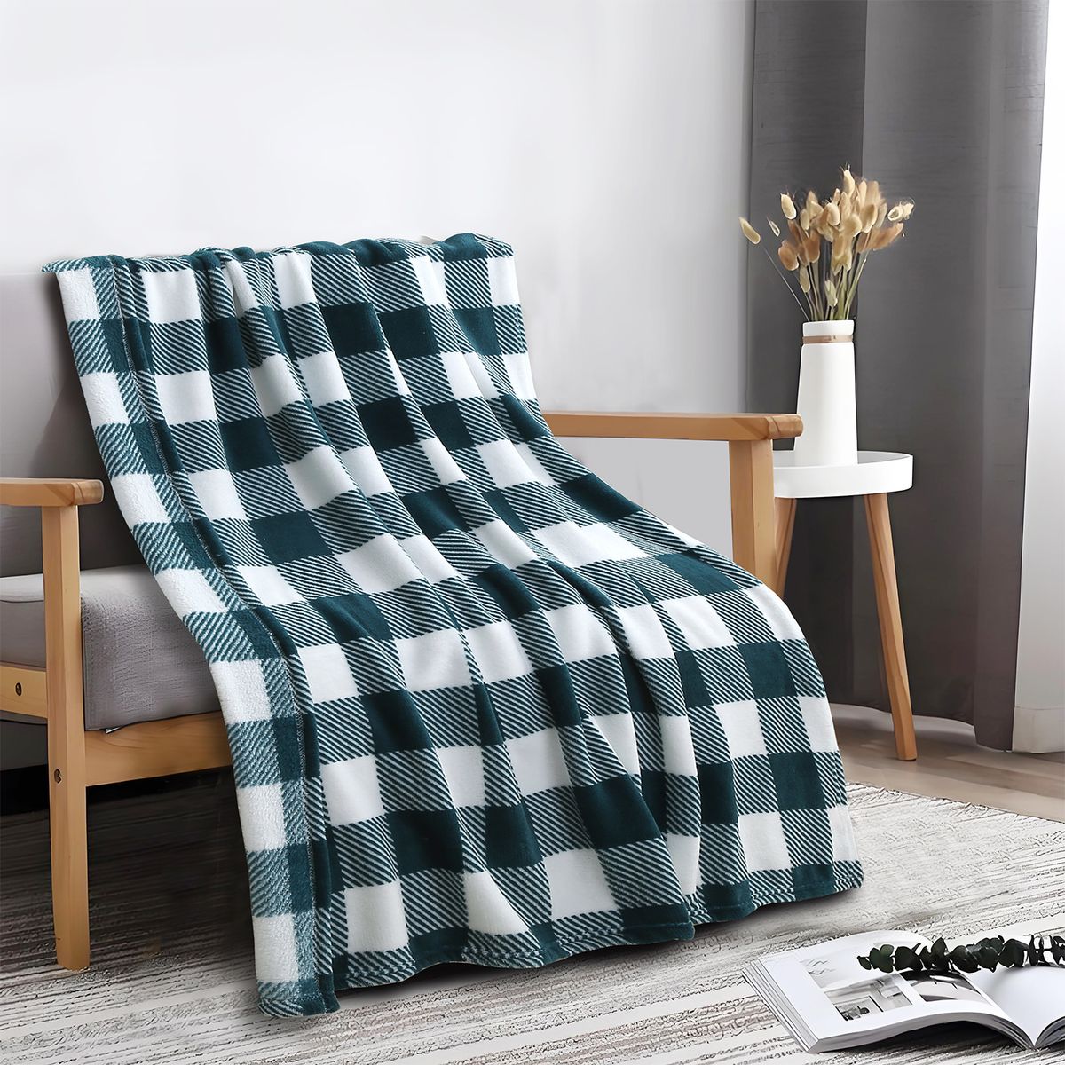 CASA JOVEN - MANTA CORAL ROLLO CUADROS SURTIDO