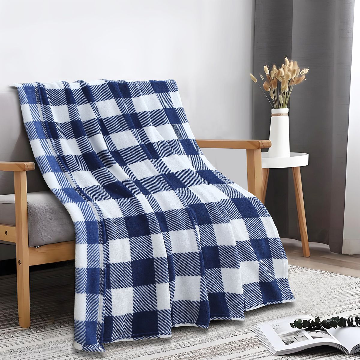 CASA JOVEN - MANTA CORAL ROLLO CUADROS SURTIDO