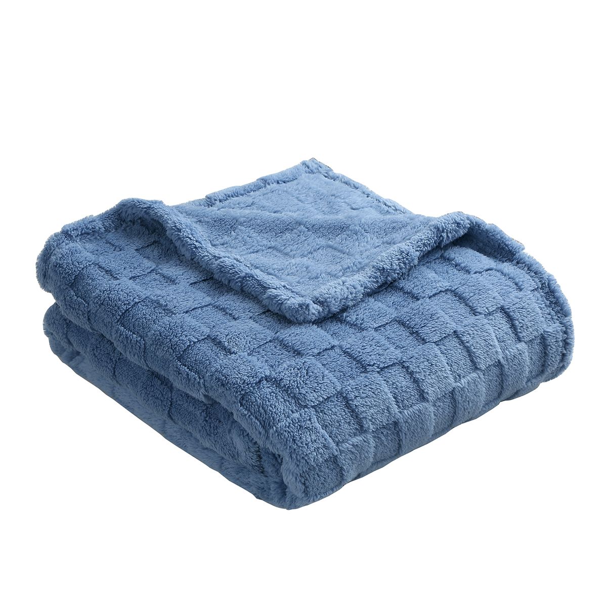 CASA JOVEN - MANTA JQ SHERPA CUBOS LT NAVY