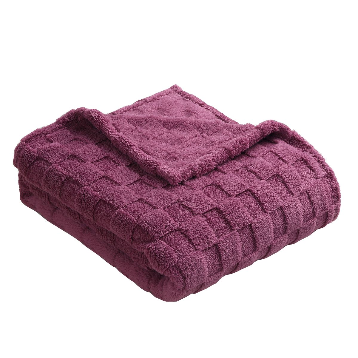 CASA JOVEN - MANTA JQ SHERPA CUBOS MID BERRY