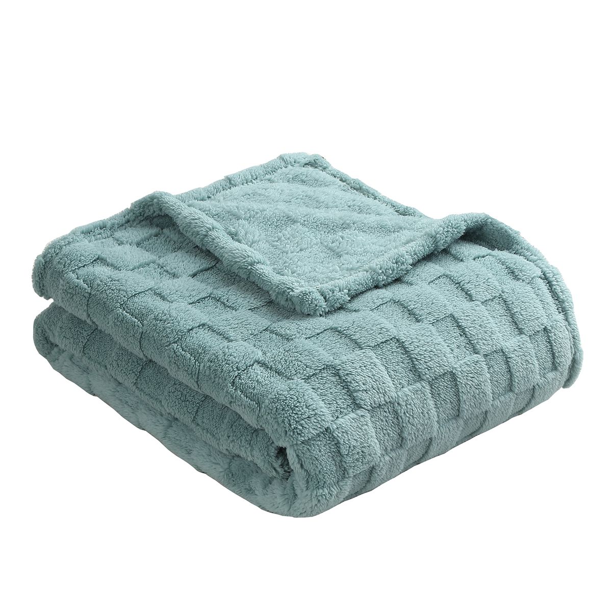 CASA JOVEN - MANTA JQ SHERPA CUBOS LT ESMERALDA