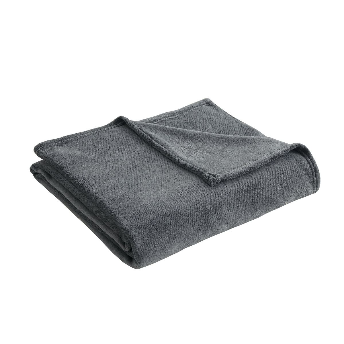 CASA JOVEN - FRAZADA CORAL FLEECE 2PLZ CHARCOAL