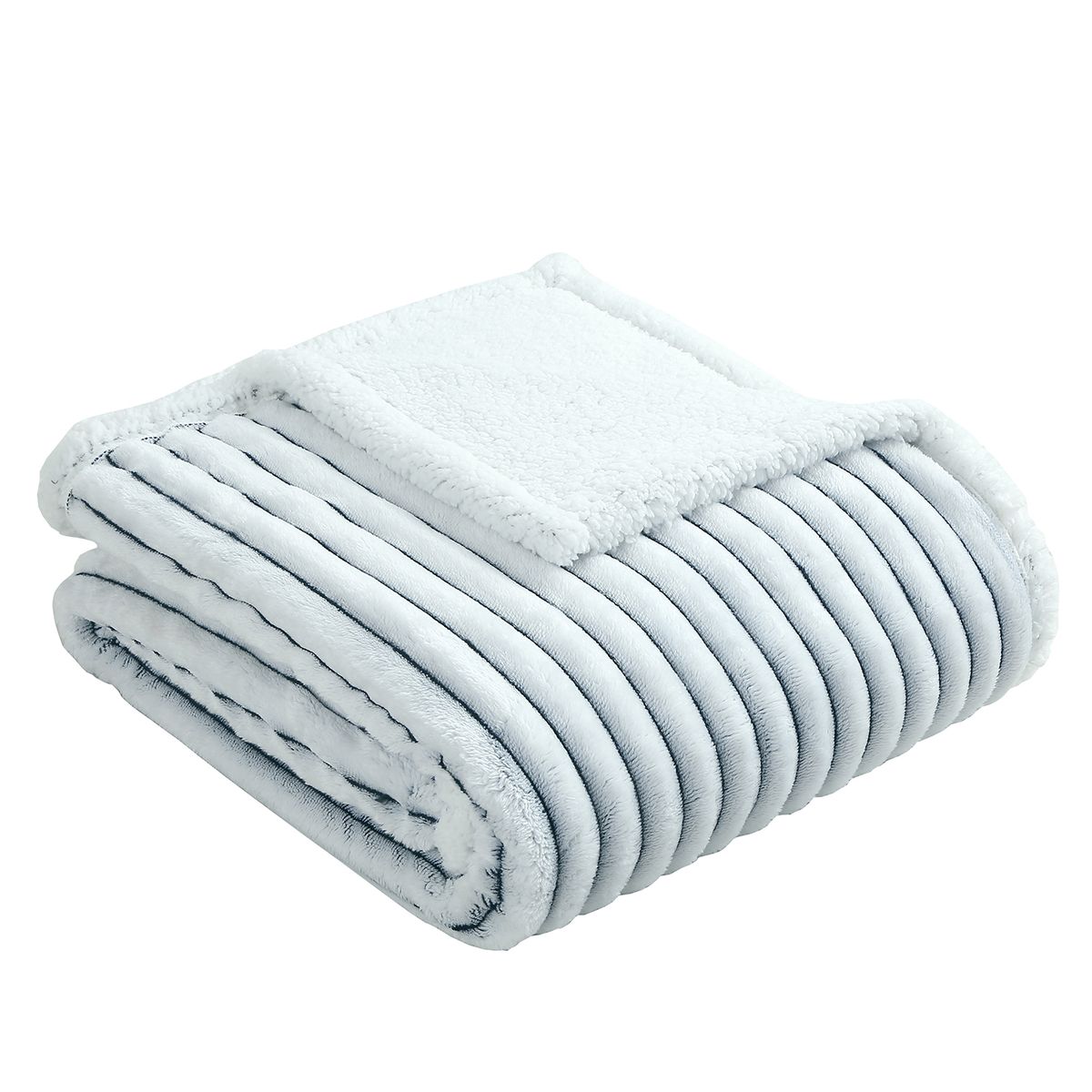 CASA JOVEN - MANTA JQ FLANNEL SHERPA LINEAS ESMERALDA