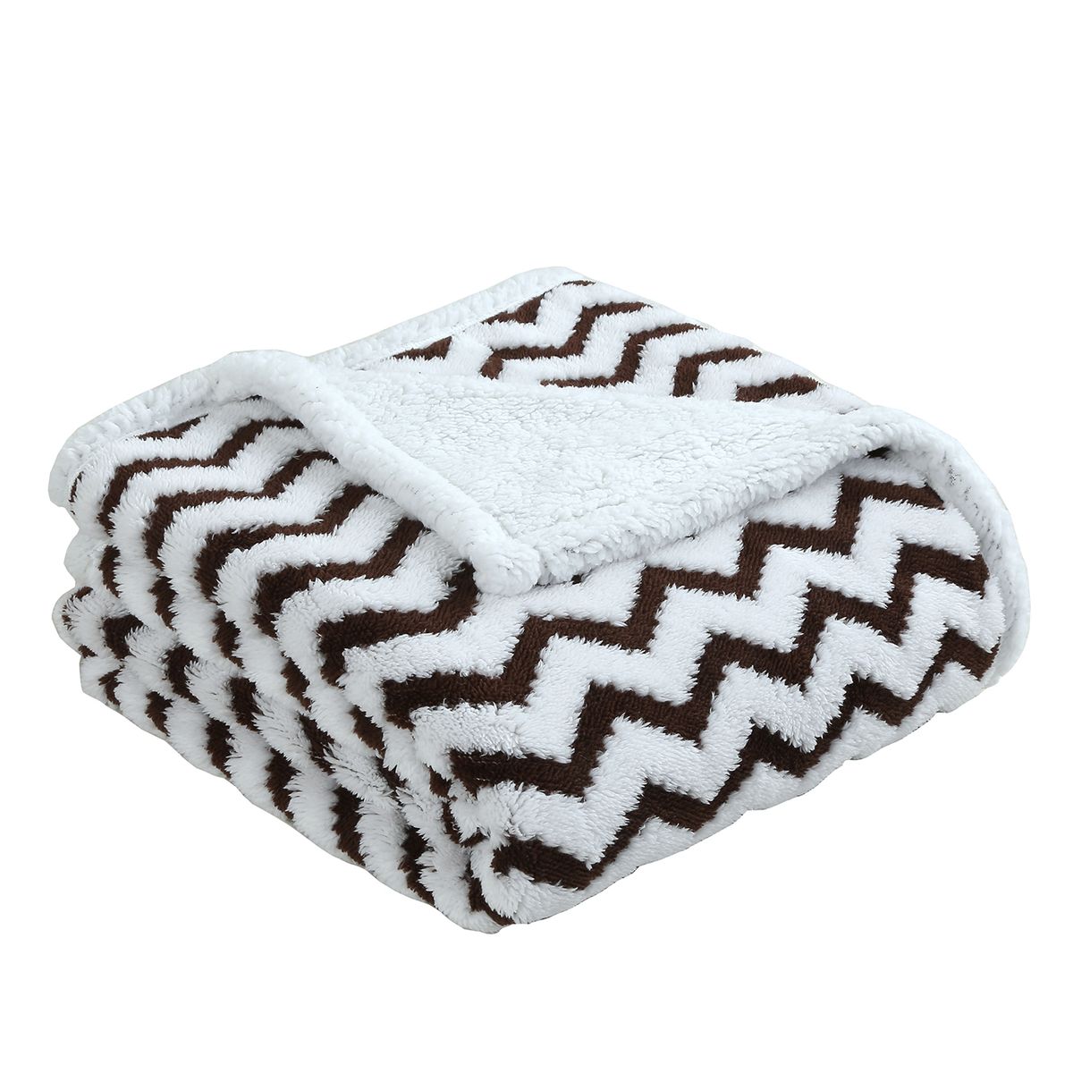 CASA JOVEN - MANTA CATIONIC SHERPA ZIGZAG CHOCOLATE