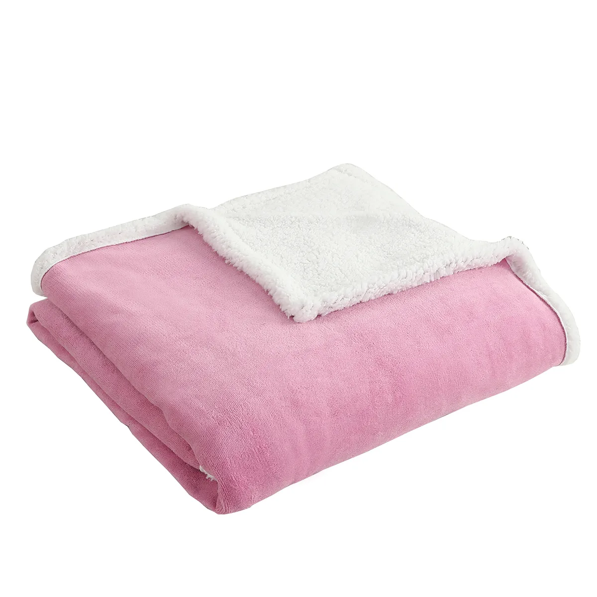 CASA JOVEN - FRAZADA CORAL SHERPA 1.5 PLZ LT BERRY