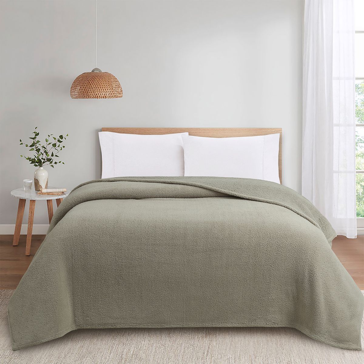 CASA JOVEN - FRAZADA SHERPA 1.5 PLZ TAUPE