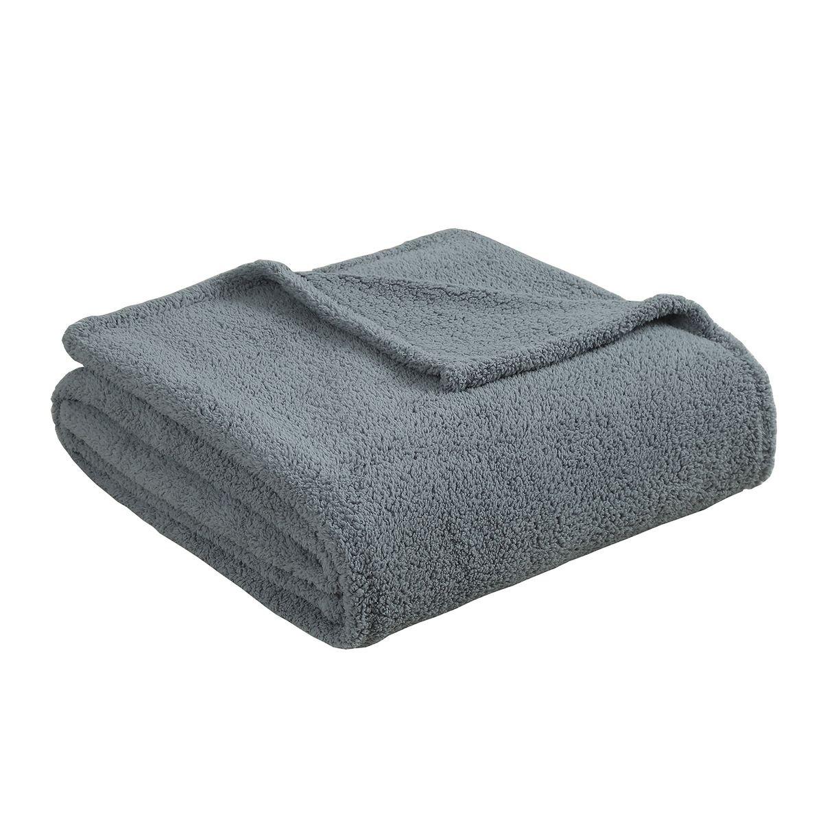 CASA JOVEN - FRAZADA SHERPA 1.5 PLZ PLOMO