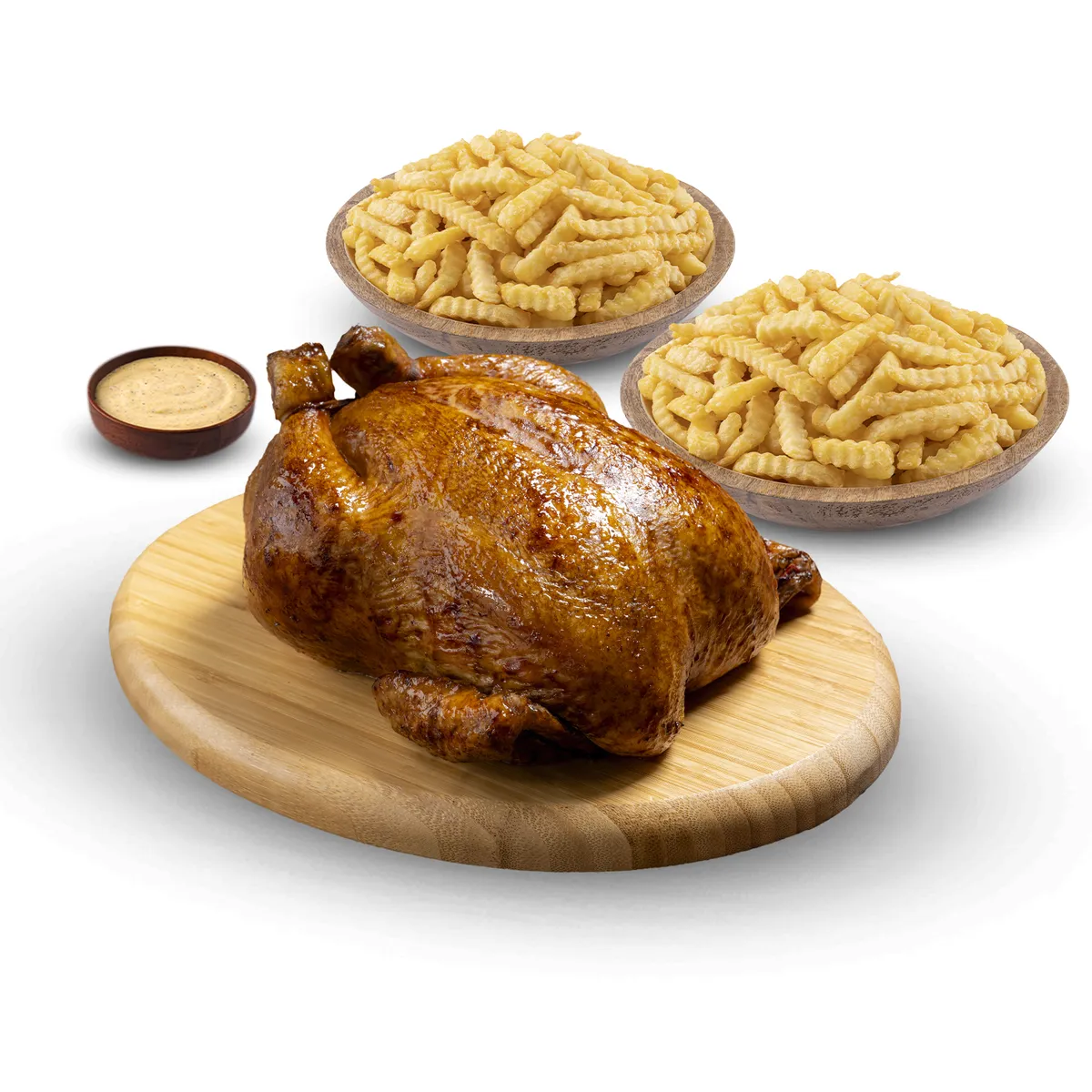 TOTTUS - Pollo Rostizado + 2 Porciones De Papas + 1 Ají