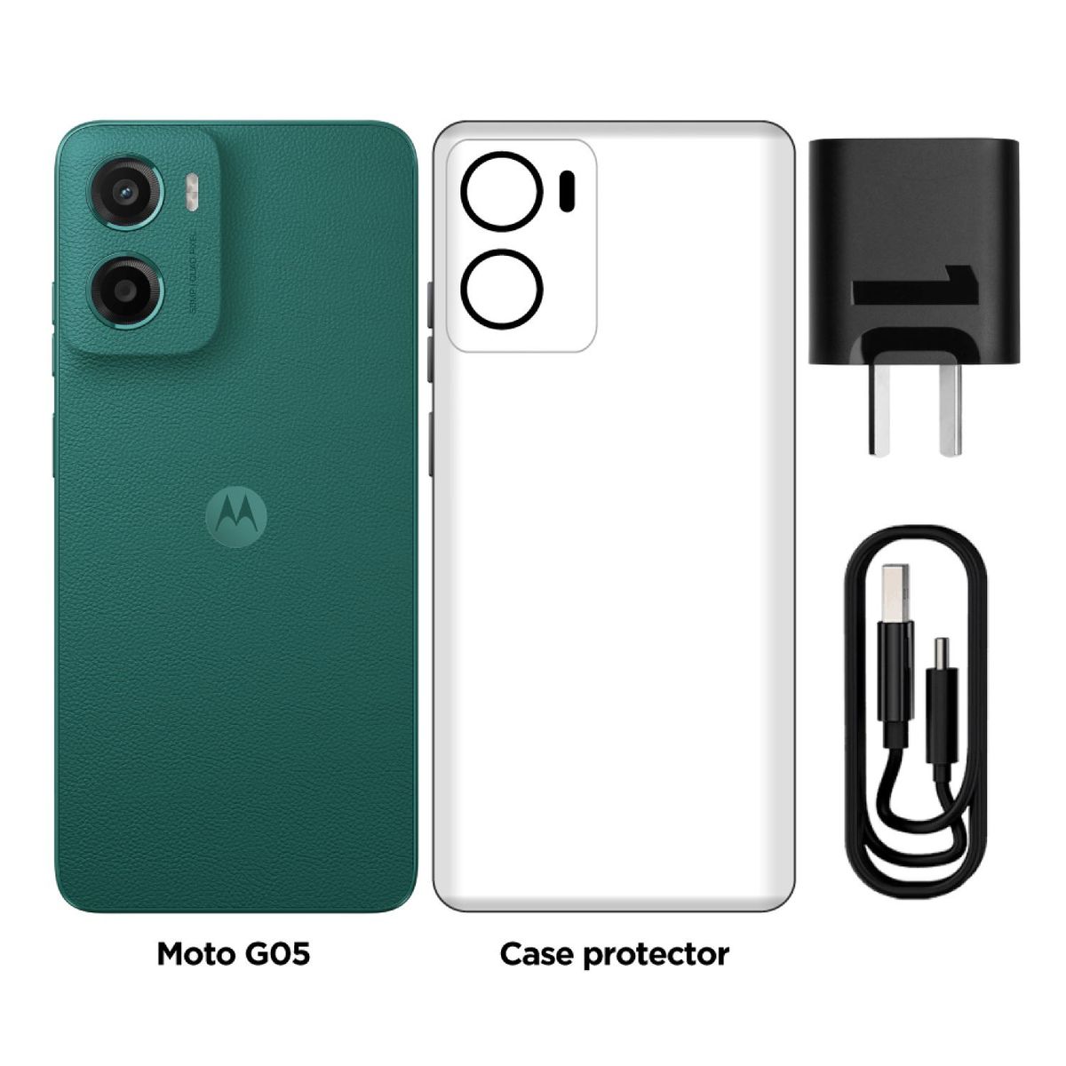 MOTOROLA - Smartphone Motorola G05 4+64Gb Verde Profundo