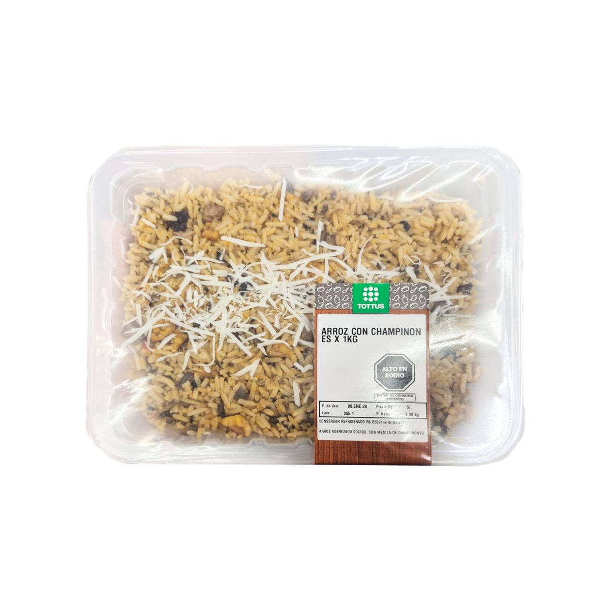 TOTTUS - Arroz Con Champiñones 1 Kg