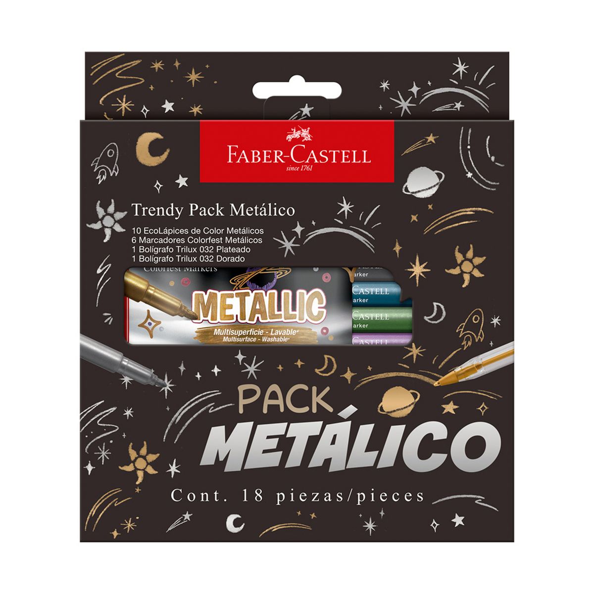 FABER CASTELL - Trendy Pack Metálico