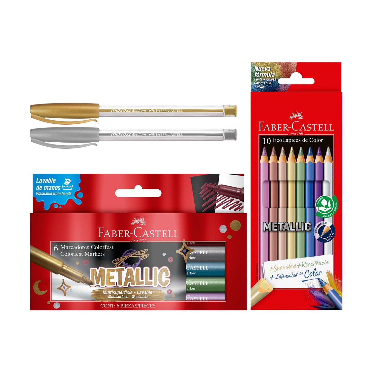 FABER CASTELL - Trendy Pack Metálico