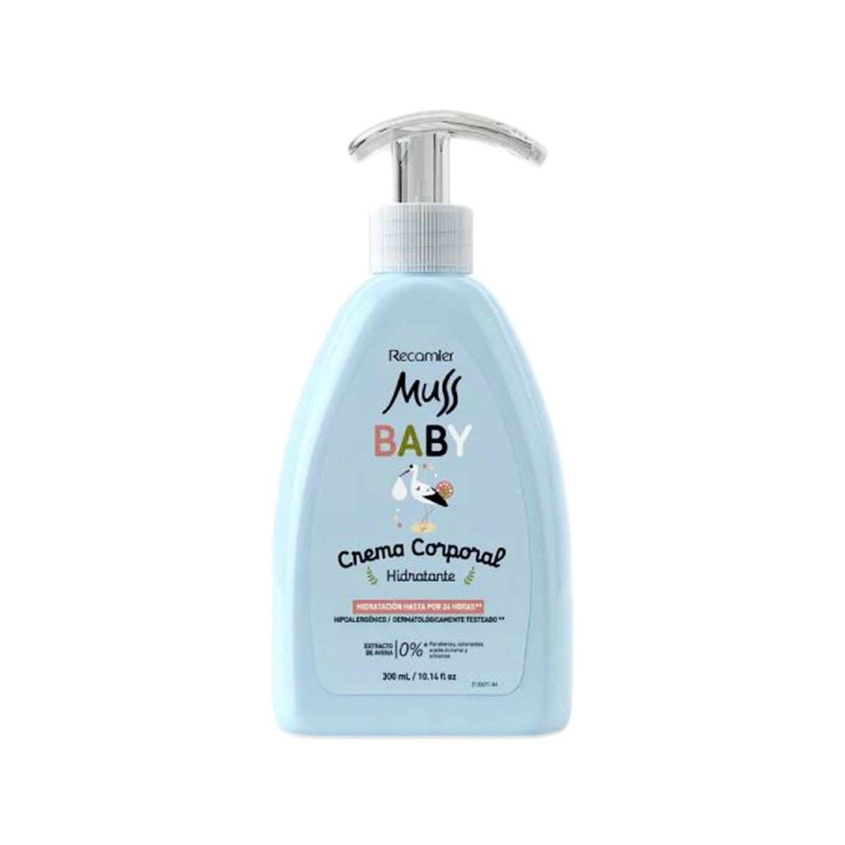 MUSS BABY - Crema Corporal Muss Baby Botella 300 mL