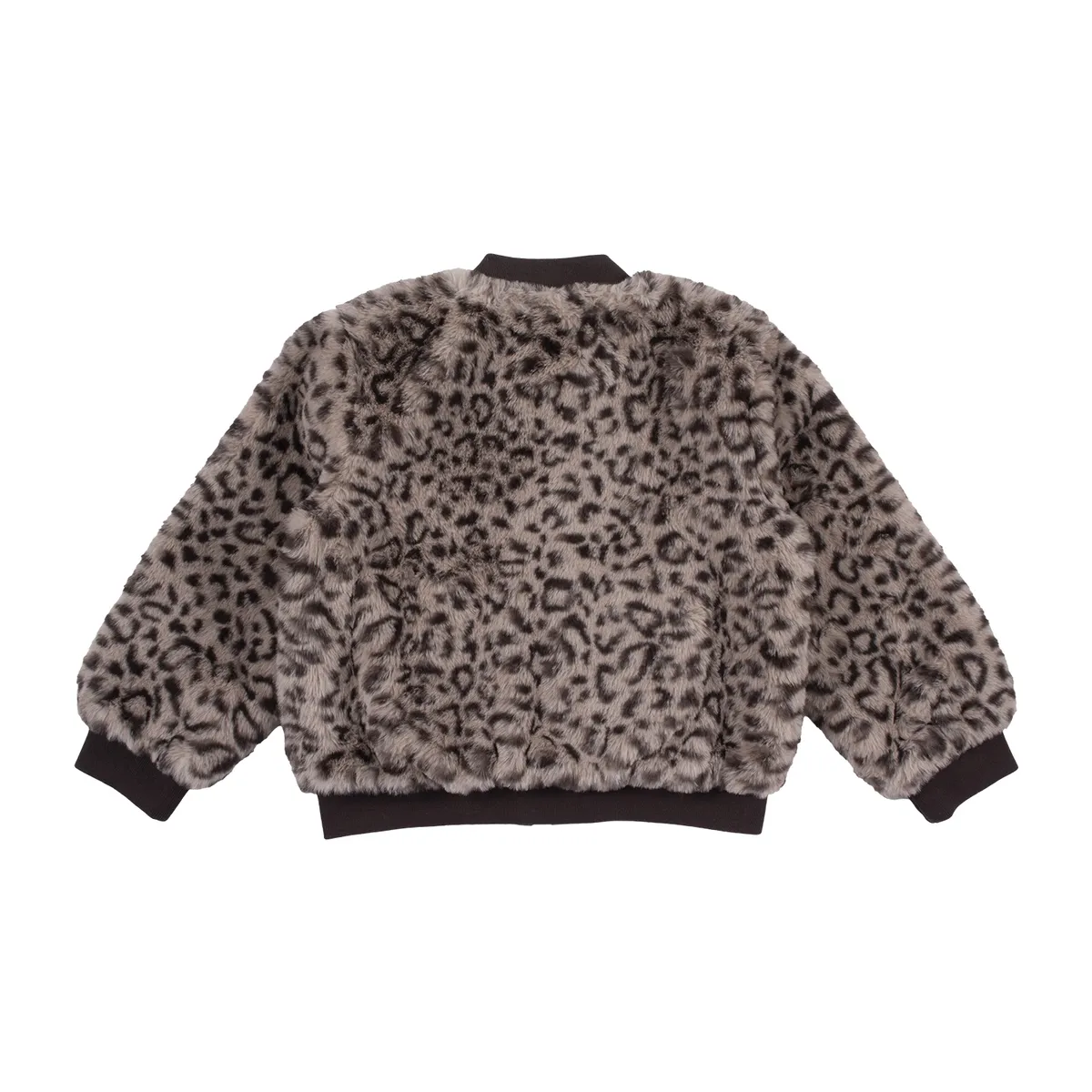 REDWOOD - Casaca Pelos Animal Print Niña Redwood